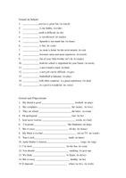 Übungen zu gerund und gerund or infinitive – Unterrichtsmaterial im Fach Englisch