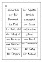 FRESCH-Merkwörter- Training. Merkwörter mit ä – Unterrichtsmaterial in ...