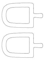 Fensterbild Eis am Stiel – Unterrichtsmaterial im Fach Kunst