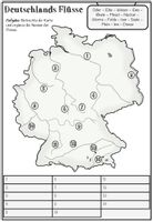 Topographie - Deutschlands Flüsse – Unterrichtsmaterial im Fach Erdkunde Topographie - Deutschlands Flüsse – Unterrichtsmaterial im Fach Erdkunde