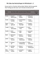Im Wörterbuch nachschlagen Klasse 3 inkl. LZK – Unterrichtsmaterial im ...