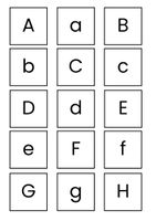 Buchstaben Memory® – Unterrichtsmaterial im Fach Deutsch