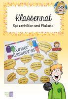 Klassenrat Moderationskarten Sprechhilfen und Plakat Klassenrat Moderationskarten Sprechhilfen und Plakat