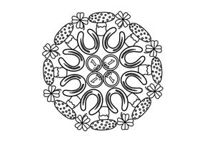 Ausmalbilder GLÜCKSBRINGER (3 Malvorlagen) – Unterrichtsmaterial in den