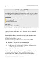 Brief Schreiben B2 Bitte Um Mehr Information Party Feiren / Bitte Um