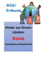 Kinder aus fernen Ländern - Kenia -Werkstatt – Unterrichtsmaterial im Fach Erdkunde