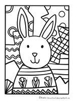 Ostern Ausmalbilder, Ausmalbilder zu Ostern, Ostern Pop Art