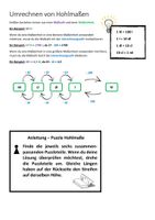 Freiarbeit Puzzle Masseinheiten Umrechnen Hohlmasse Hl L Dl Cl Ml Unterrichtsmaterial Im Fach Mathematik
