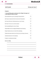 Die Aufgaben der Polizei – Unterrichtsmaterial im Fach Sachunterricht