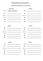 Wir üben das Futur Deutsch Klasse 4 – Unterrichtsmaterial im Fach Deutsch