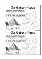 Moseserzählung Arbeitsheft Materialsammlung Mose, Exodus und Dekalog ...