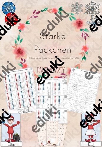 Starke Päckchen Addition ZR 10 Klasse 1 – Unterrichtsmaterial im Fach ...
