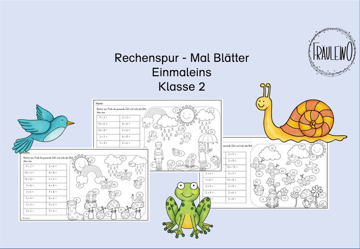 Rechen Mal Blatt Einmaleins – Unterrichtsmaterial im Fach Mathematik