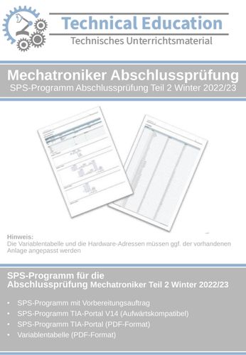 Mechatroniker Abschlussprüfung: SPS-Programm AP2 Winter 2022/23 ...