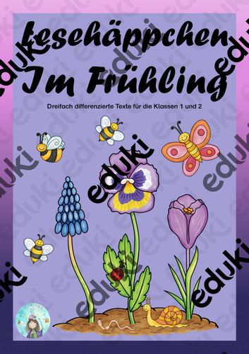 Lesehäppchen Im Frühling – Unterrichtsmaterial in den Fächern DaZ/DaF ...
