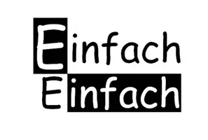 Einfach Einfach