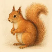 Kreatives Eichhörnchen