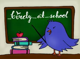 birdy at school