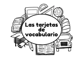 Las tarjetas de vocabulario