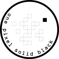 one pixel solid black 