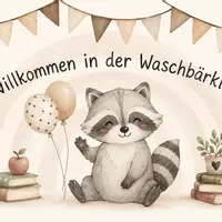 Die Waschbärmama