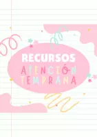 Recursos Atención Temprana