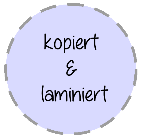 kopiert&laminiert