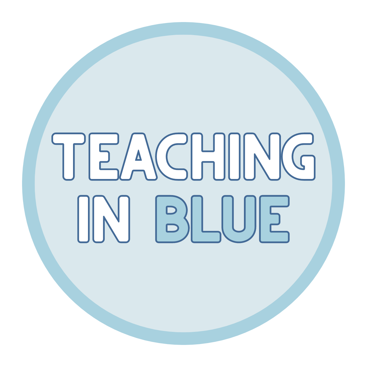 Teaching in blue